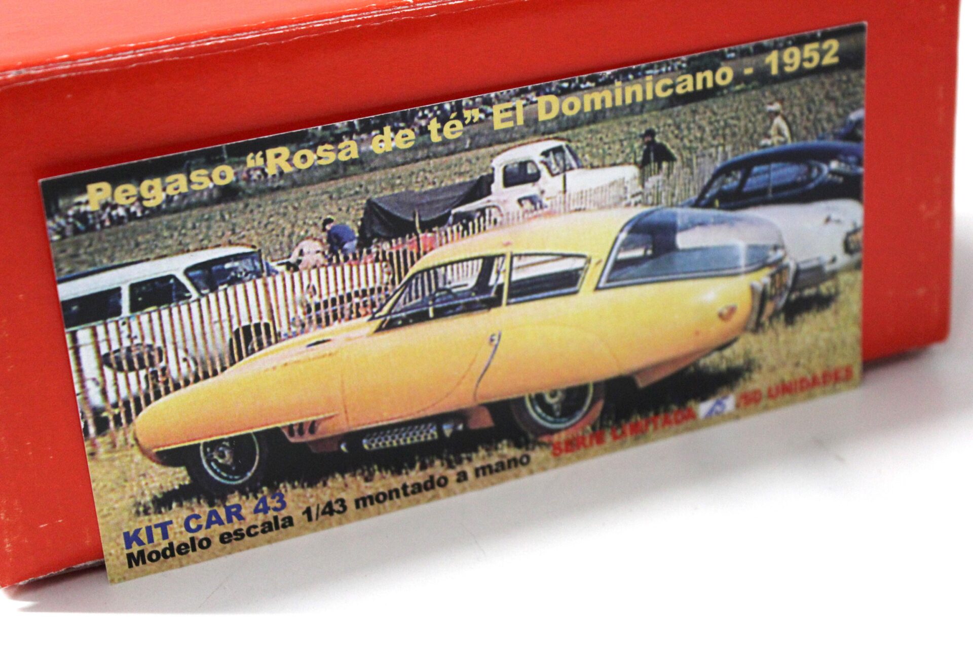 1:43 KIT CAR 43 Pegaso "ROSA DE TE" El Dominicano Trujillo 1952 yellow