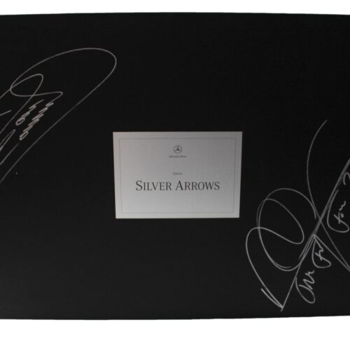 Mercedes-Benz Edition SILVER ARROWS SET 1998 1:43 &1:18 Limited Edition 418/500 - Außenbox Signiert!