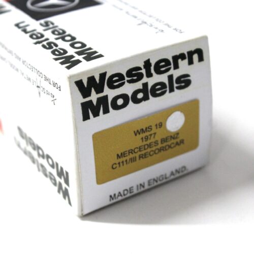 1:43 Western Models 1977 Mercedes C111/ 3 Recordcar silver