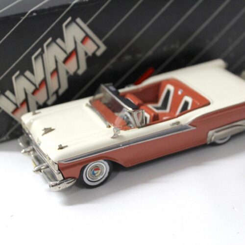 1:43 Western Models 1959 Ford Galaxie Skyline open white/ red