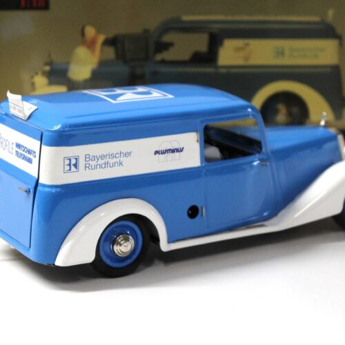 1:18 Schuco Mercedes 170V Kasten Kamerawagen BR Bayrischer Rundfunk