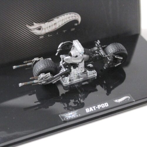 1:43 Hot Wheels Elite Motorcycle Batman BAT-POD Dark Knight Trilogy