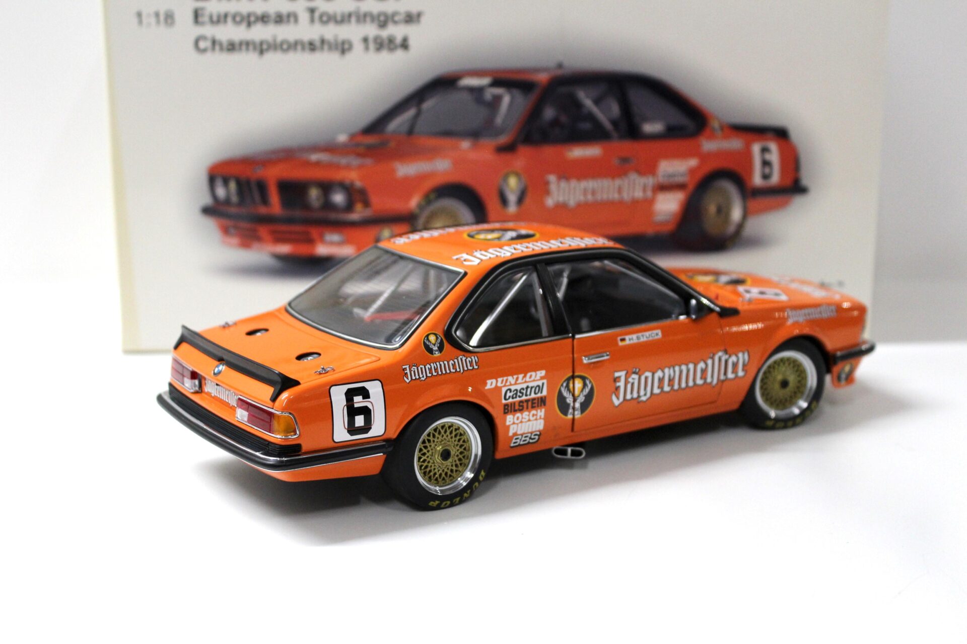1:18 AUTOart BMW 635 CSi European Touringcar 1984 Stuck Jägermeister #6