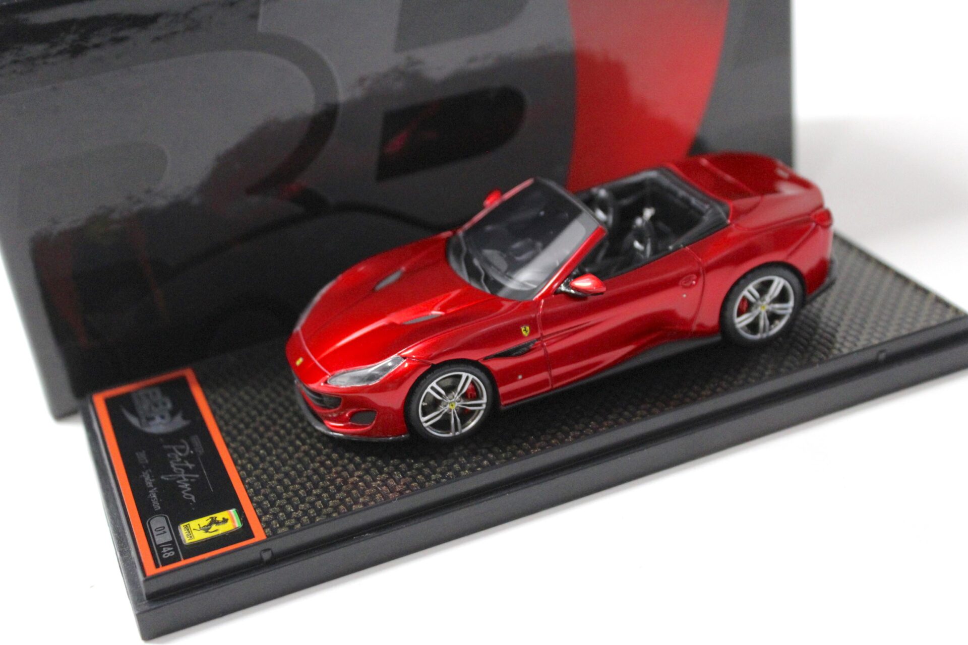 1:43 BBR Ferrari Portofino 2017 Rosso Fuoco metallic Limited 48 pcs.