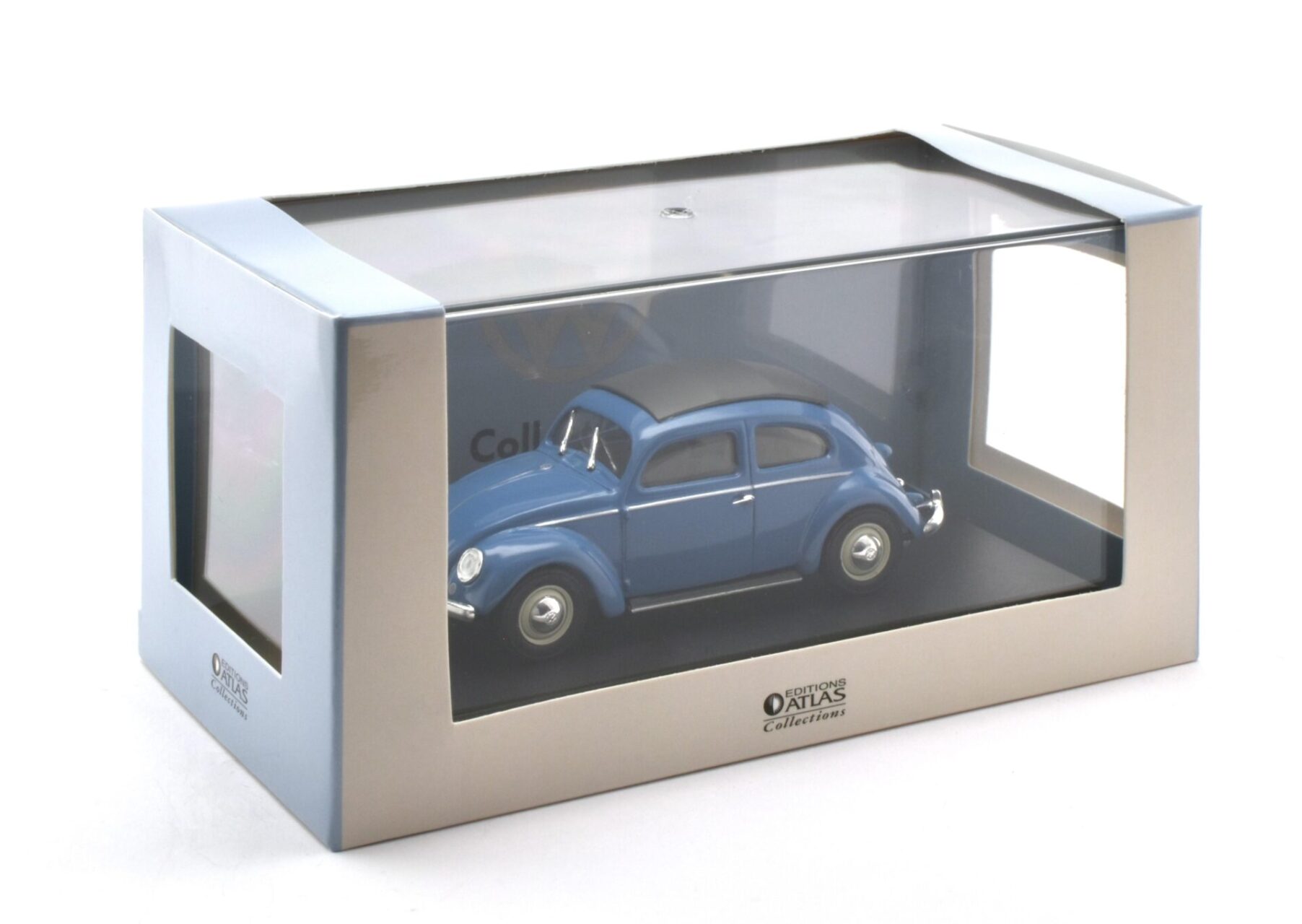 1:43 Atlas VW Collection VW Käfer Brezelkäfer 1950 blue