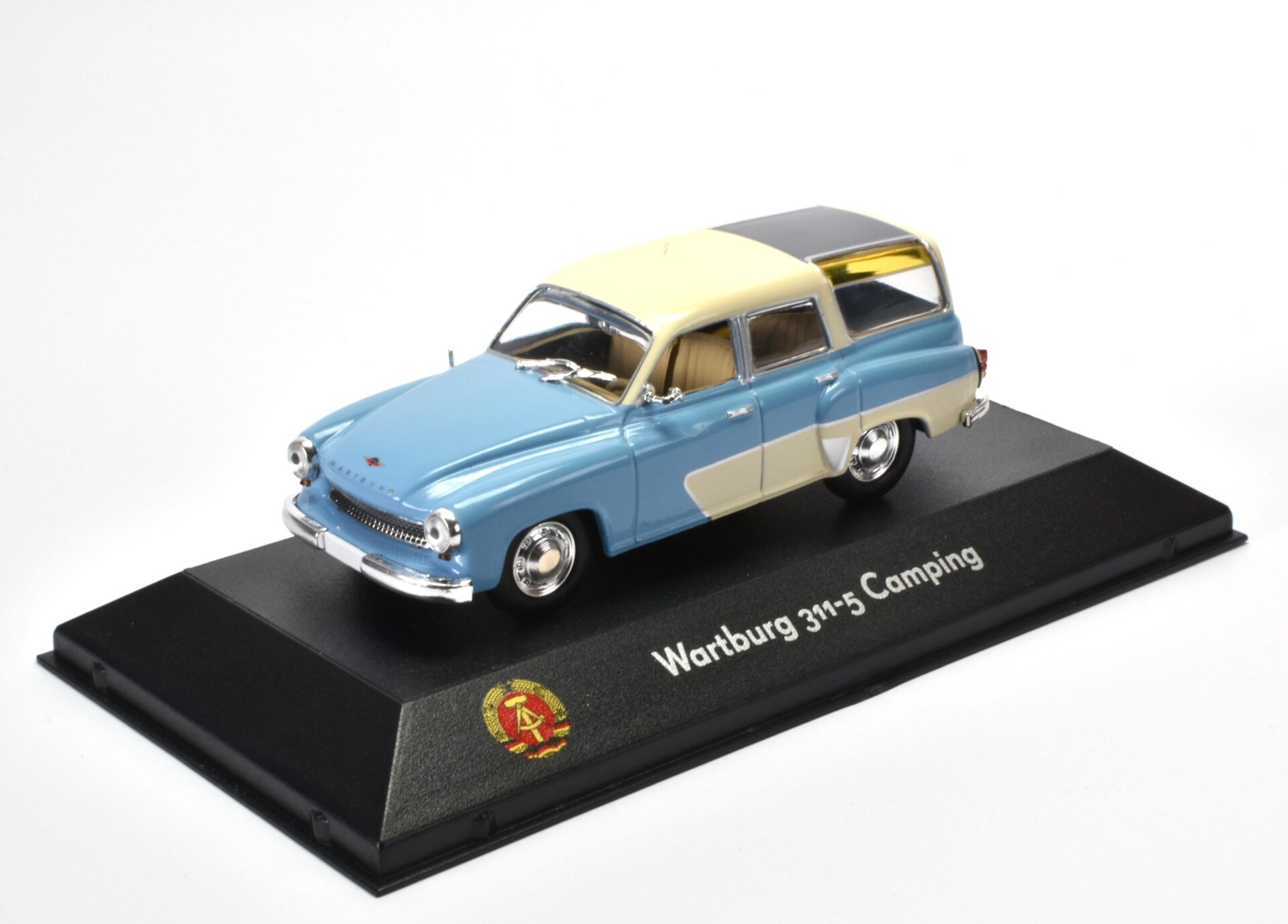 ID 52875 orig.jpg 1:43 Atlas DDR Collection Wartburg 311-5 Camping blue/ white