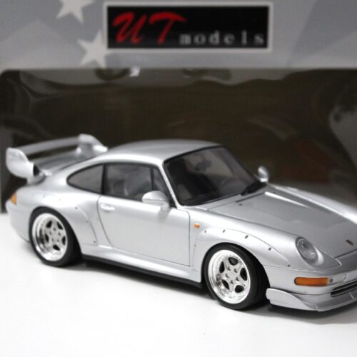 1:18 UT Models Porsche 911 (993) GT2 Street silver 1997 - Image 2