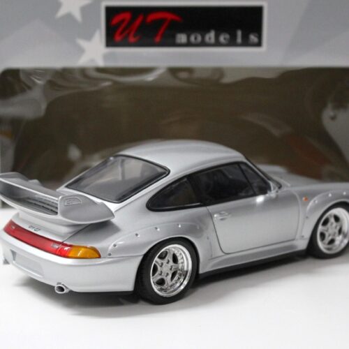 1:18 UT Models Porsche 911 (993) GT2 Street silver 1997 - Image 3
