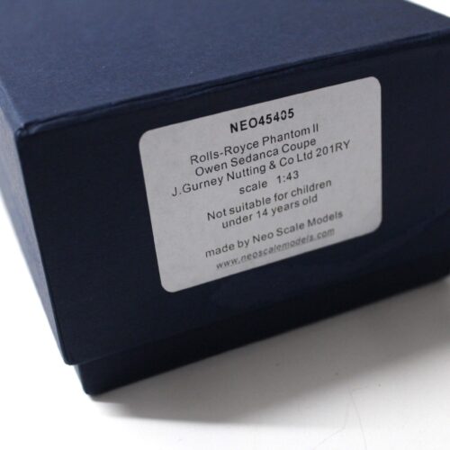 1:43 Neo Rolls Royce Phantom II Owen Sedanca Coupe Gurney Nutting dark red