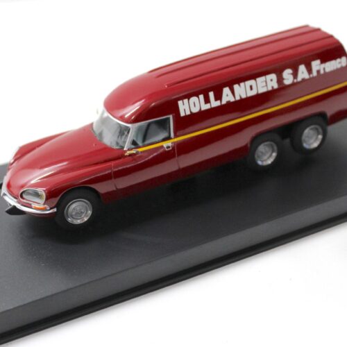 1:43 VROOM Built Citroen DS Tissier 6 roues Hollander SA France red