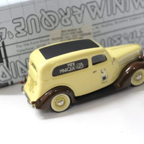 1:43 MINIMARQUE 43 Ford V8 Sedan Delivery Van 1936 "Cilla" yellow/ brown