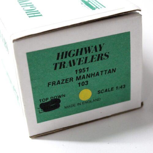 1:43 Highway Travelers 1951 Frazer Manhattan 103 Top down yellow