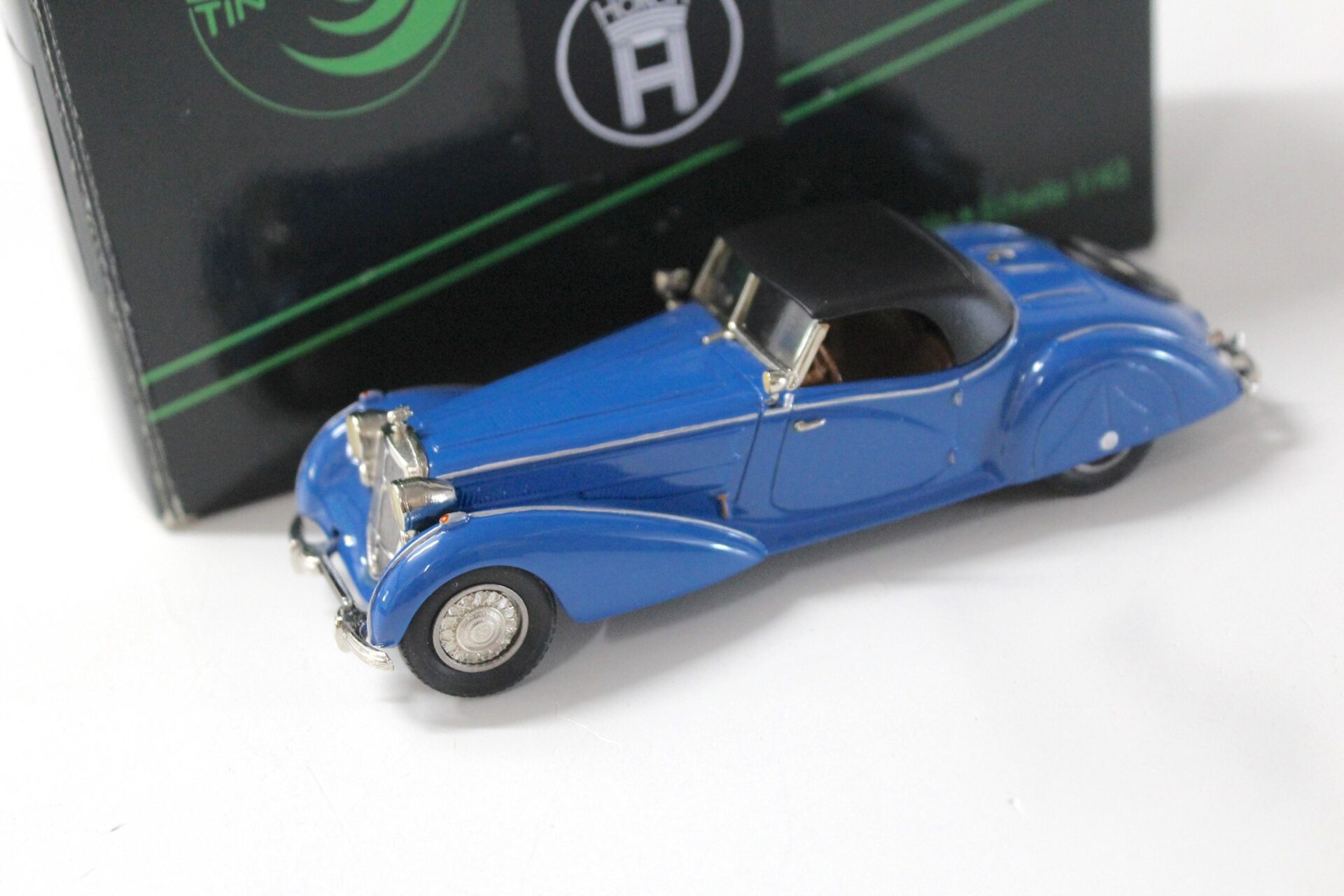 1:43 TIN WIZARD Horch 853 Erdmann Rossi with Top blue