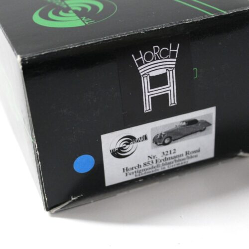 1:43 TIN WIZARD Horch 853 Erdmann Rossi with Top blue