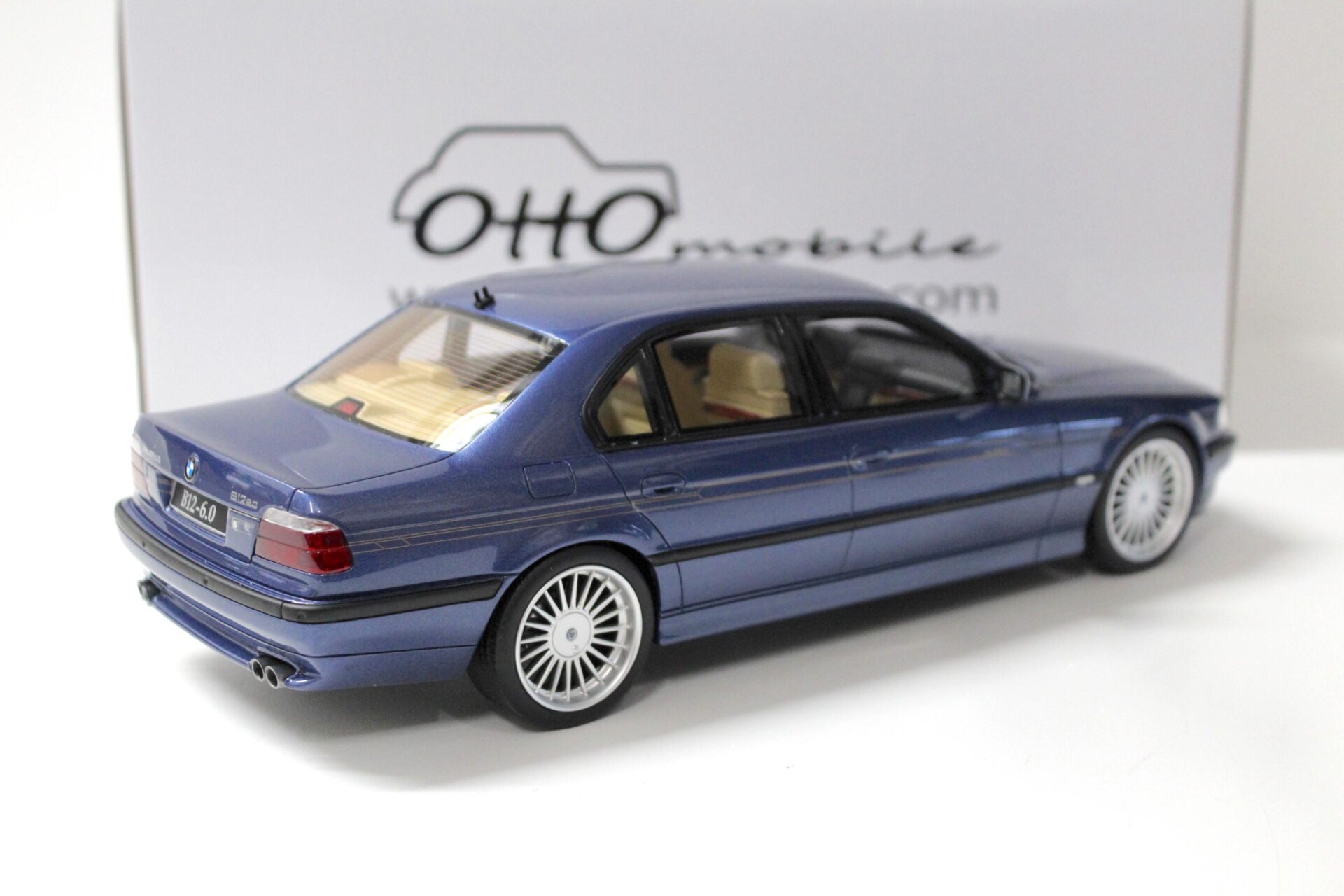 1:18 OTTO mobile OT359B BMW 7er E38 Alpina B12 6.0 Limousine metallic blue