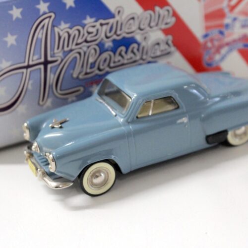 1:43 American Classics 43rd Avenue 1951 Studebaker Champion Coupe blue - Image 1