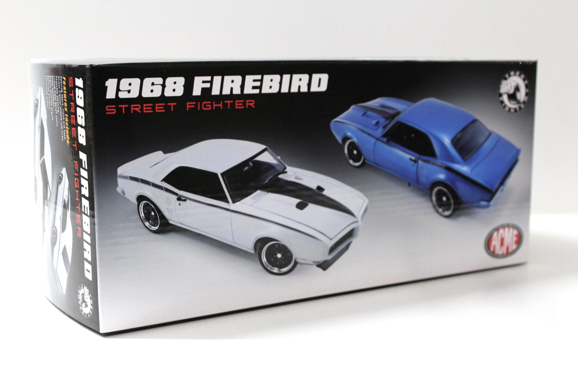 1:18 ACME 1968 Pontiac Firebird Street Fighter Cameo ivory white