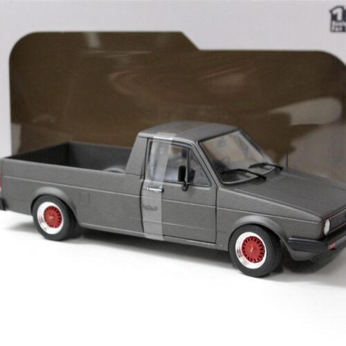 1:18 Solido VW Caddy MK1 Pick Up Custom II matt grey 1982