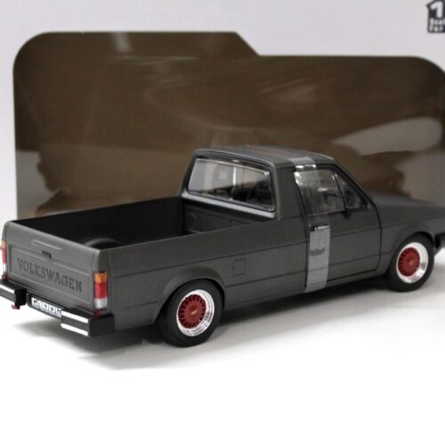 1:18 Solido VW Caddy MK1 Pick Up Custom II matt grey 1982