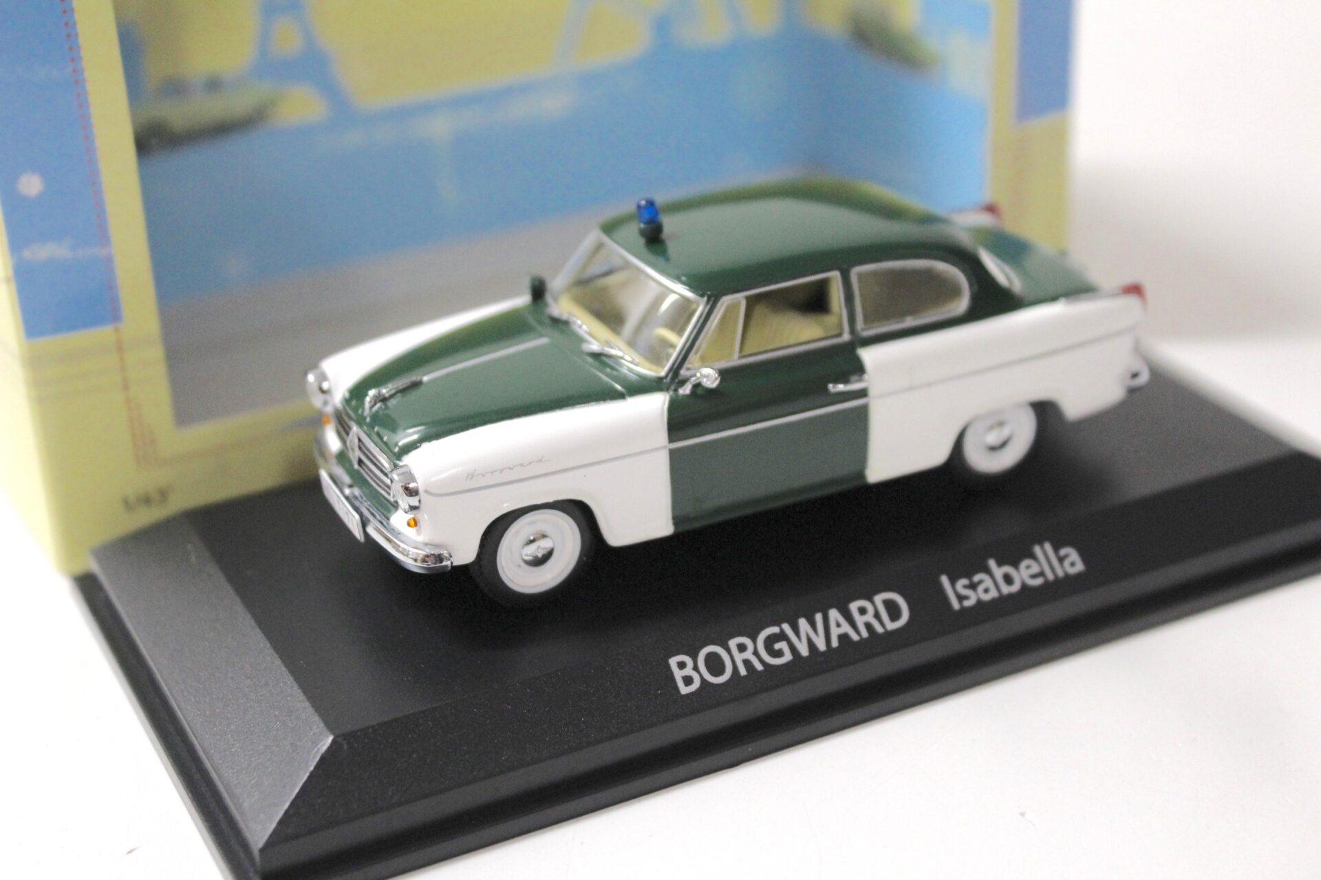 1:43 Norev Borgward Isabella Police green/ white