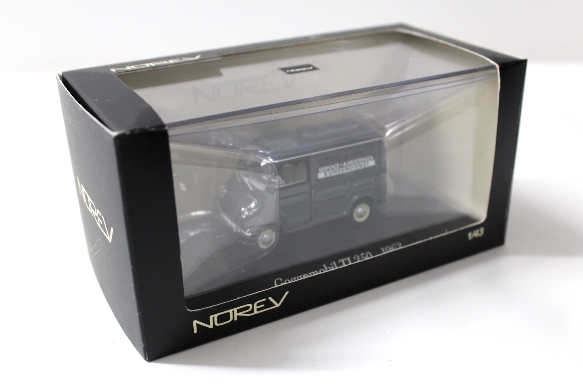 1:43 Norev Goggomobil TL250 Service Assistenza Kundendienst 1963 grey