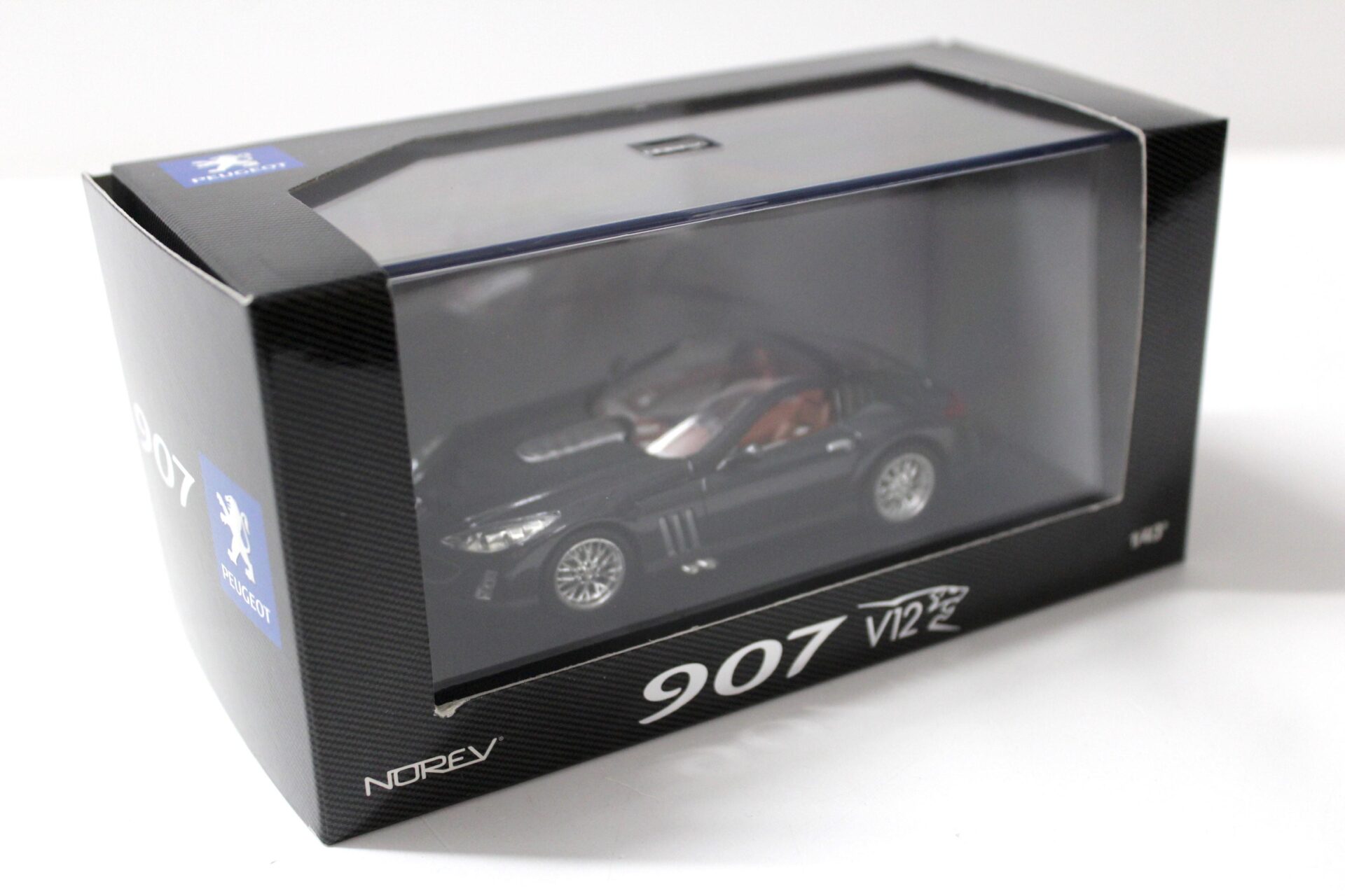 1:43 Norev Peugeot 907 V12 Concept Car dark grey