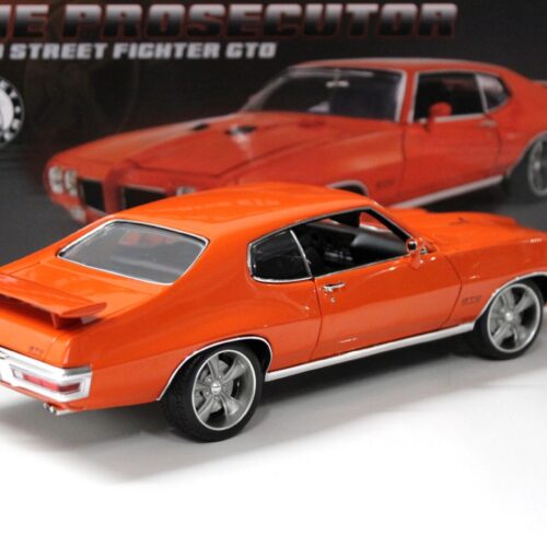 1:18 ACME 1970 Pontiac GTO Coupe Street Fighter "THE PROSECUTOR" orange