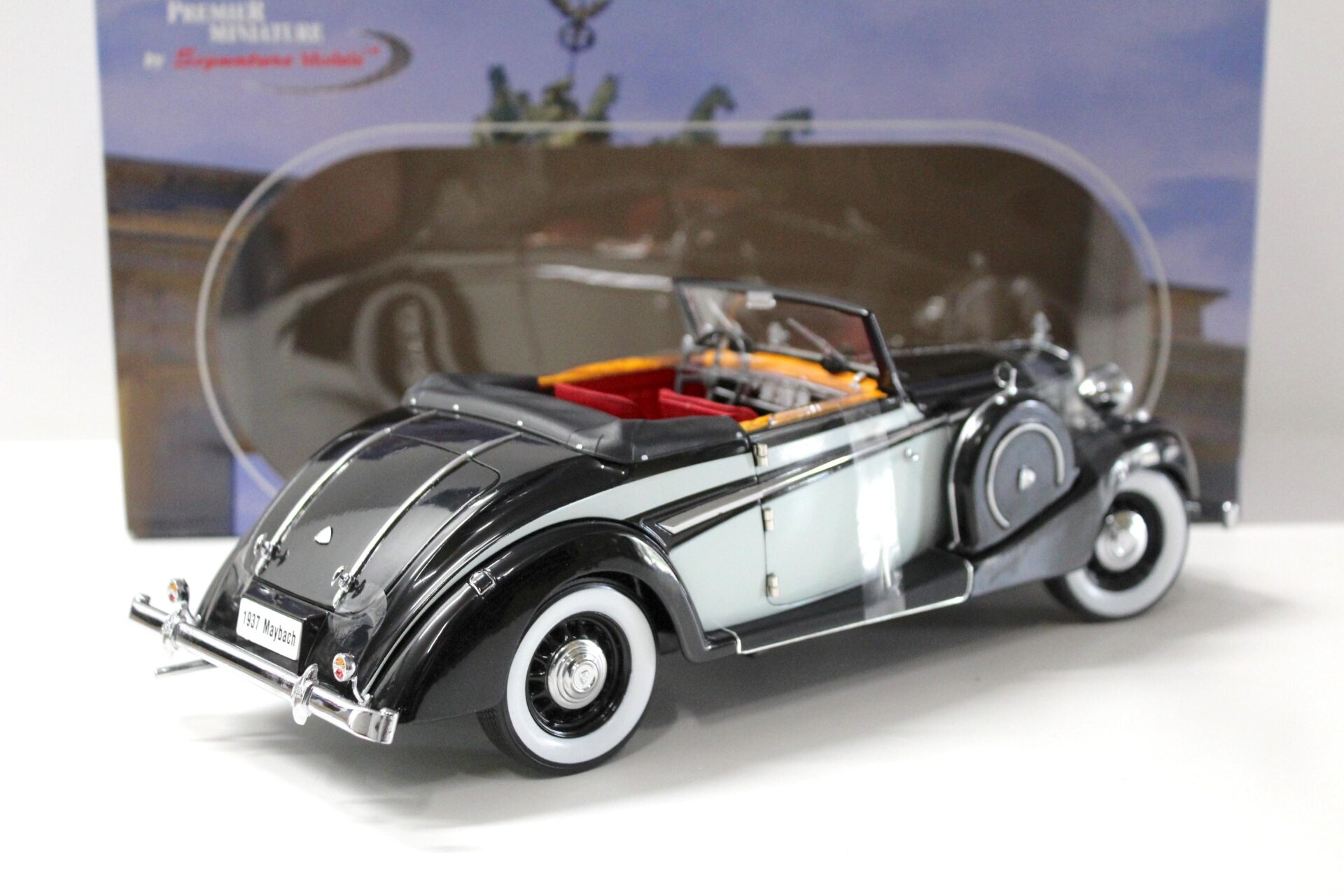 1:18 Signature Models 1937 Maybach SW38 2-Doors Spohn black/ grey