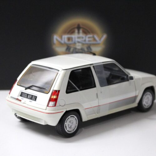 1:18 Norev Renault 5 GT Turbo white metallic