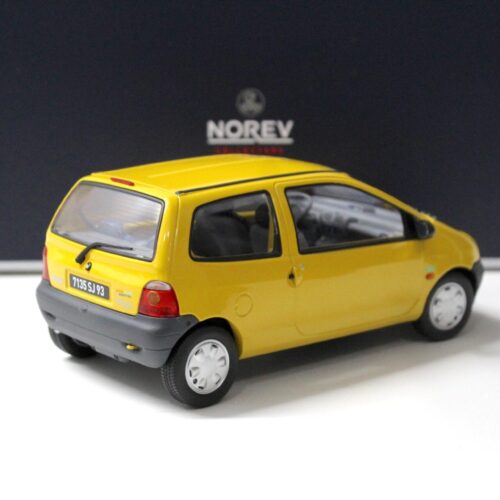 1:18 Norev Renault Twingo 1996 Lemon yellow & United Deco