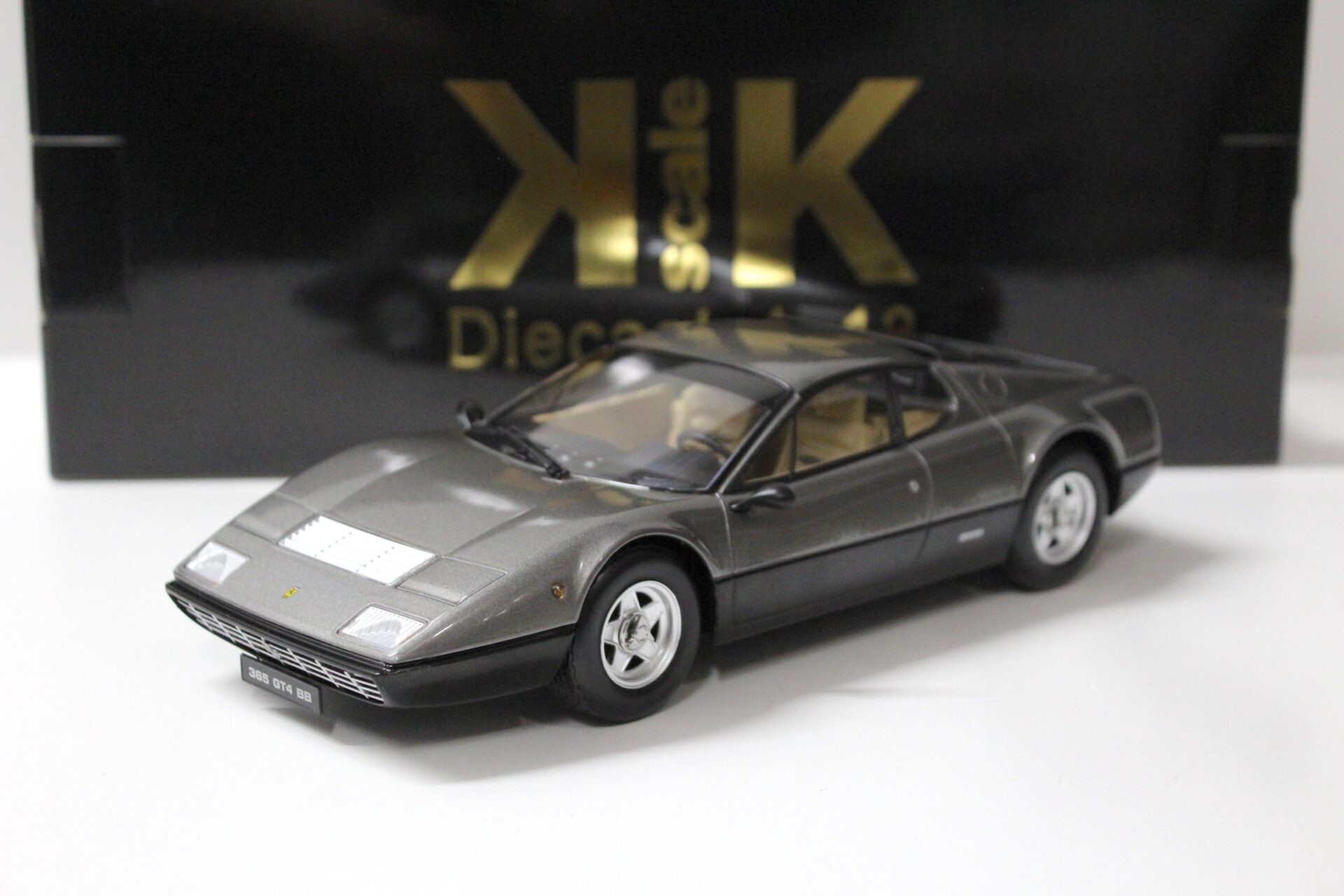 ID 54627 orig.jpg 1:18 KK-Scale Ferrari 365 GT4 BB 1973 gun metal metallic "Clint Eastwood"