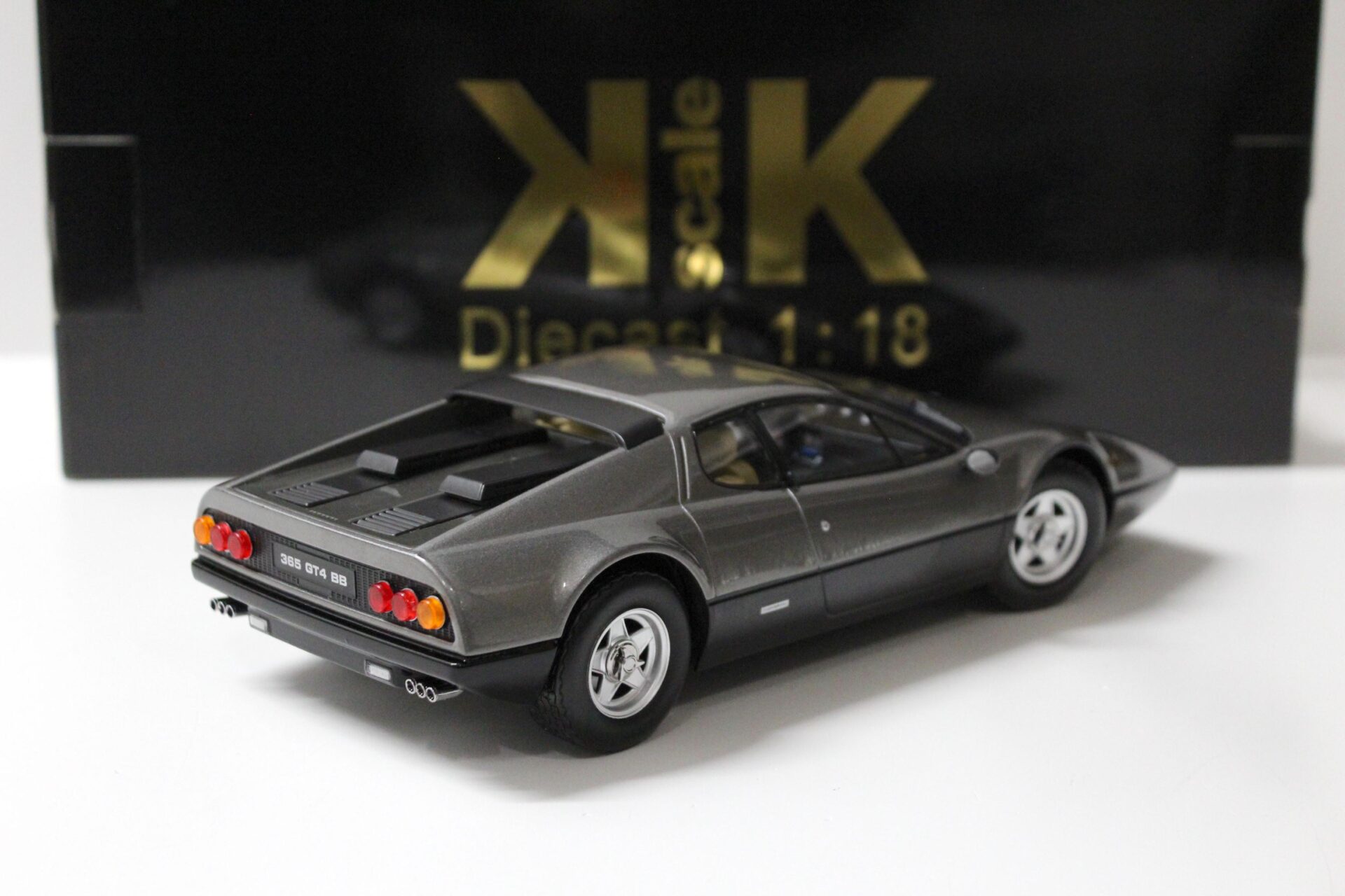 1:18 KK-Scale Ferrari 365 GT4 BB 1973 gun metal metallic "Clint Eastwood"