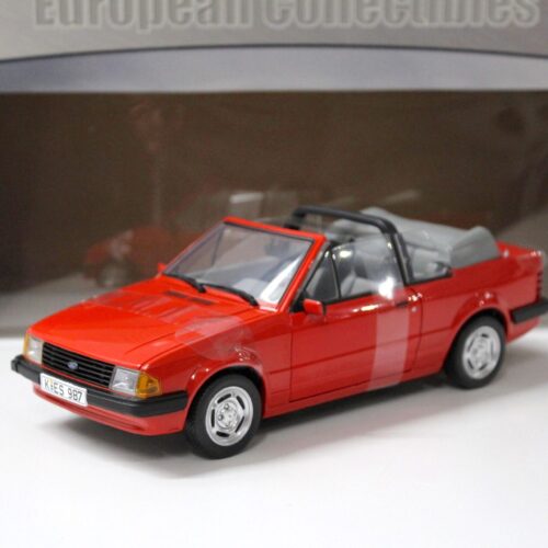1:18 Sun Star 1984 Ford Escort MK3 GL Cabriolet Sunburst red