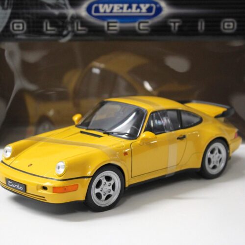 1:18 Welly Porsche 911 (964) Turbo Coupe yellow