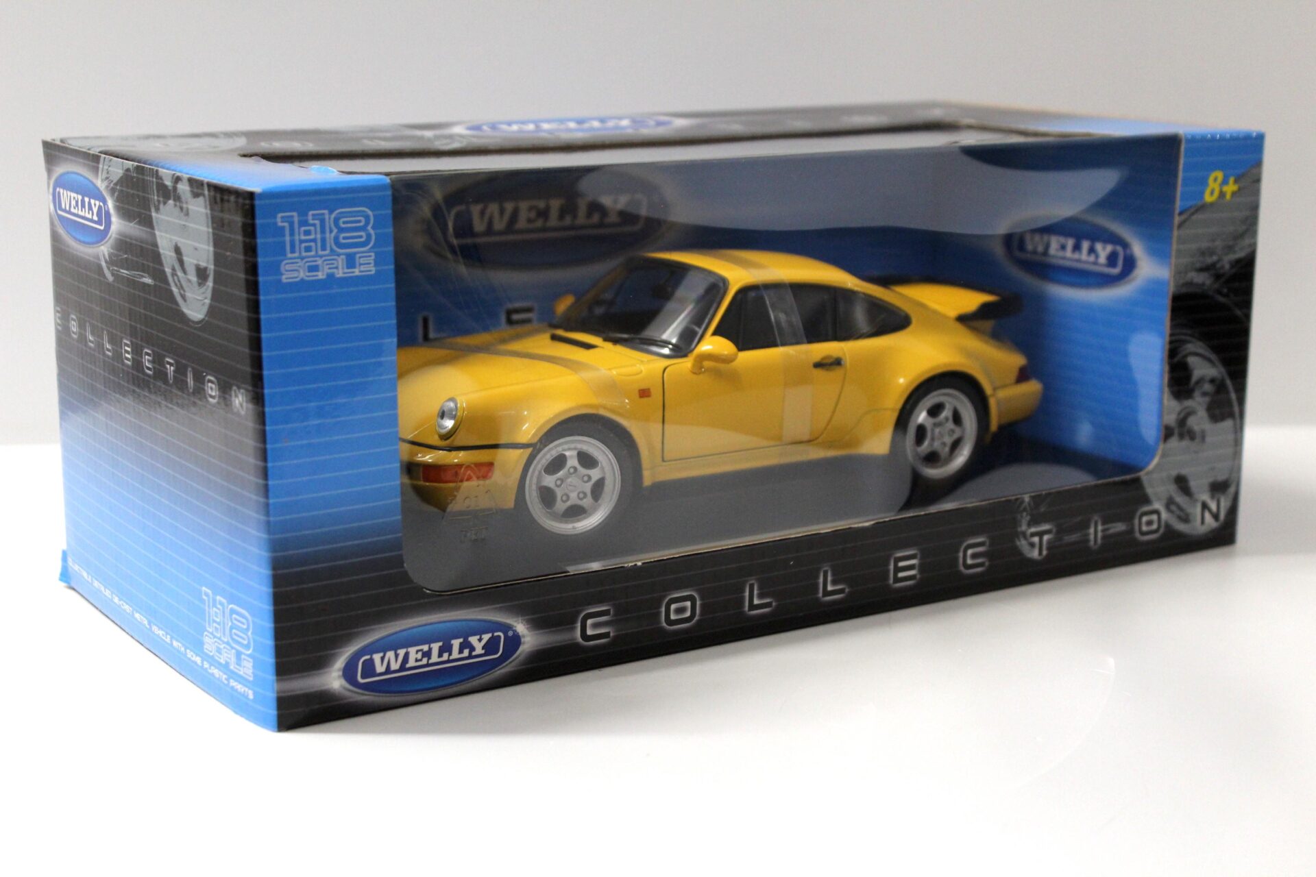 1:18 Welly Porsche 911 (964) Turbo Coupe yellow