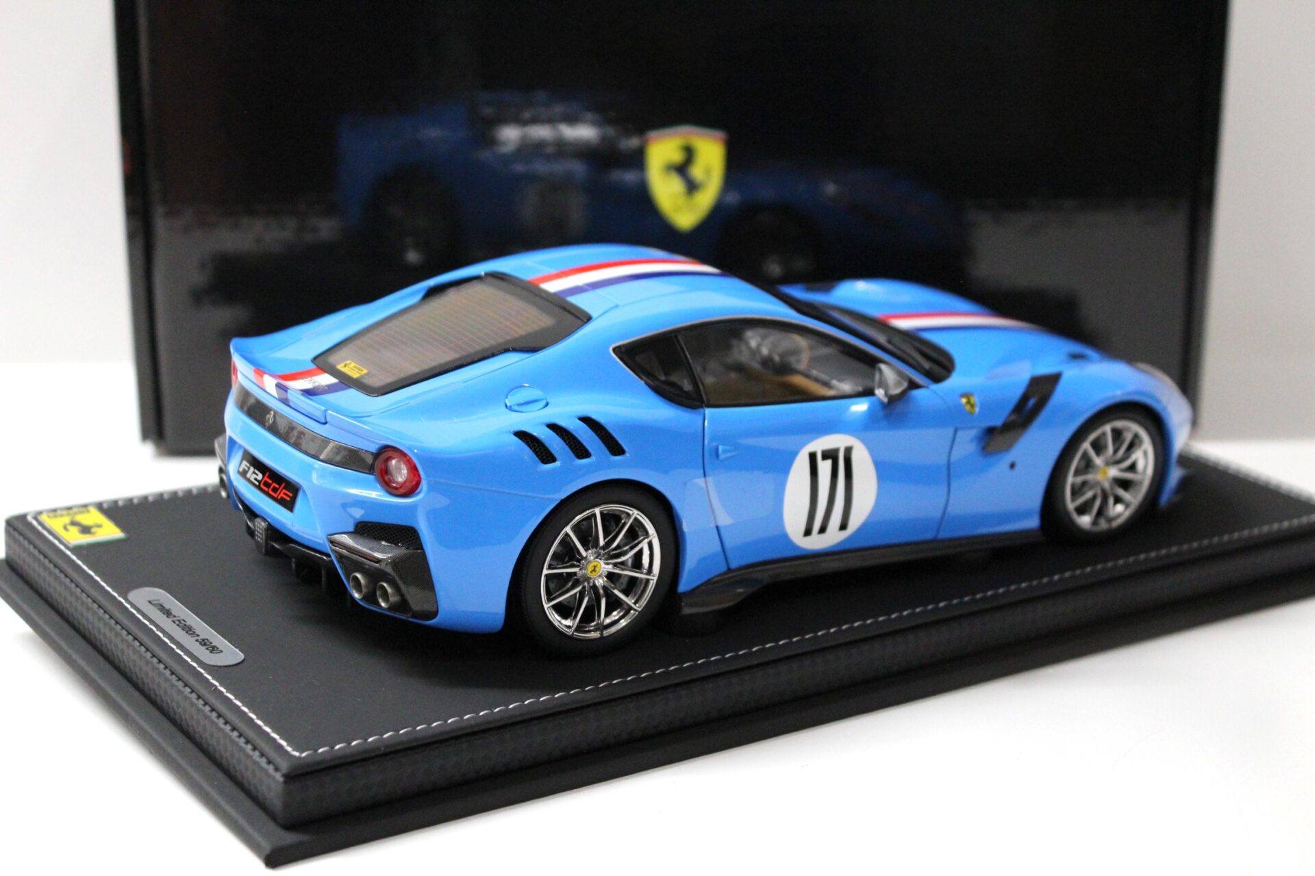 1:18 BBR Ferrari F12 TDF Tailor Made blue - One off #171 FULL OPENING Limited 60 pcs.