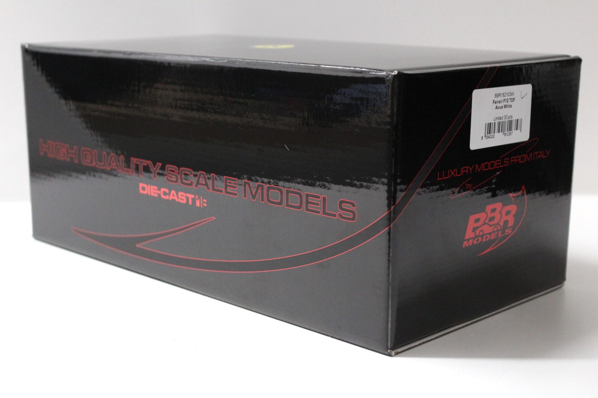 1:18 BBR Ferrari F12 TDF Avus white/ gold wheel FULL OPENING Limited 30 pcs.