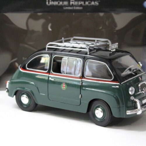 1:18 La Mini Miniera Fiat 600 D Multipla "TAXI Milano" 1961 green