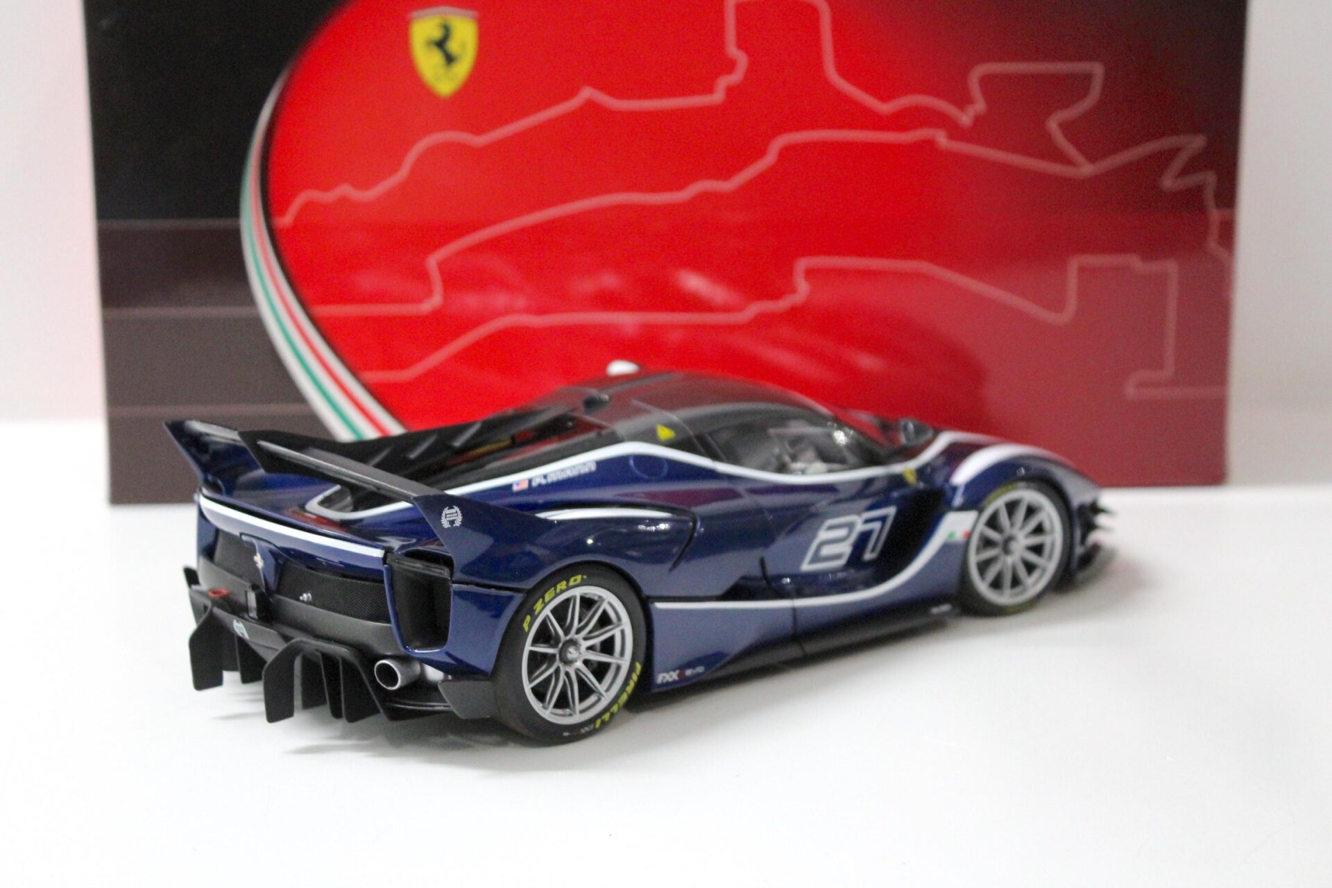 1:18 BBR Ferrari FXXK EVO Blue Tour de France Car #27