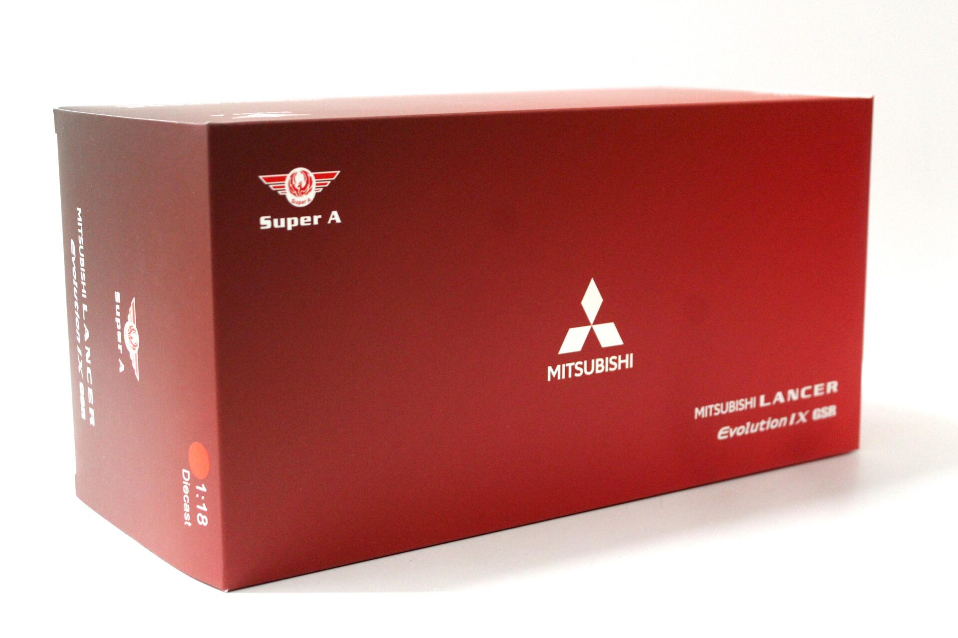 1:18 Kyosho SUPER A Mitsubishi Lancer Evolution IX GSR red