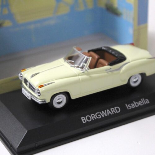 1:43 Norev Borgward Isabella Cabriolet yellow