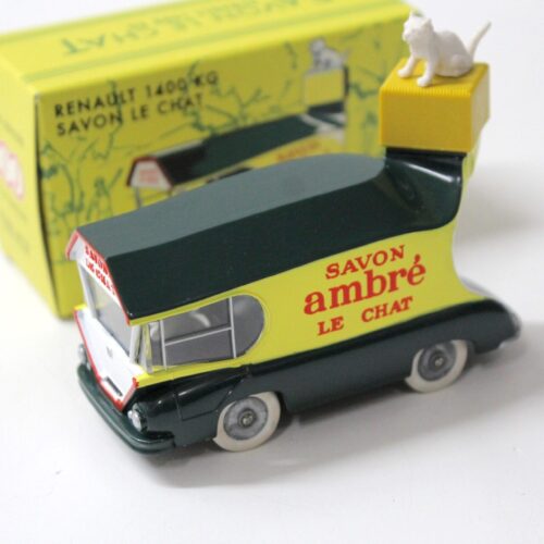 1:43 Norev CIJ Renault 1400 KG Savon Le Chat green/ yellow
