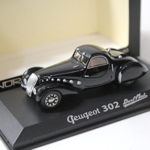 1:43 Norev Peugeot 302 DarlÂ´Mat Coupe black