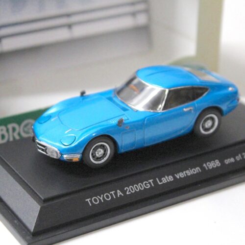 1:43 Ebbro Toyota 2000GT Coupe Late Version 1968 blue metallic - Image 1