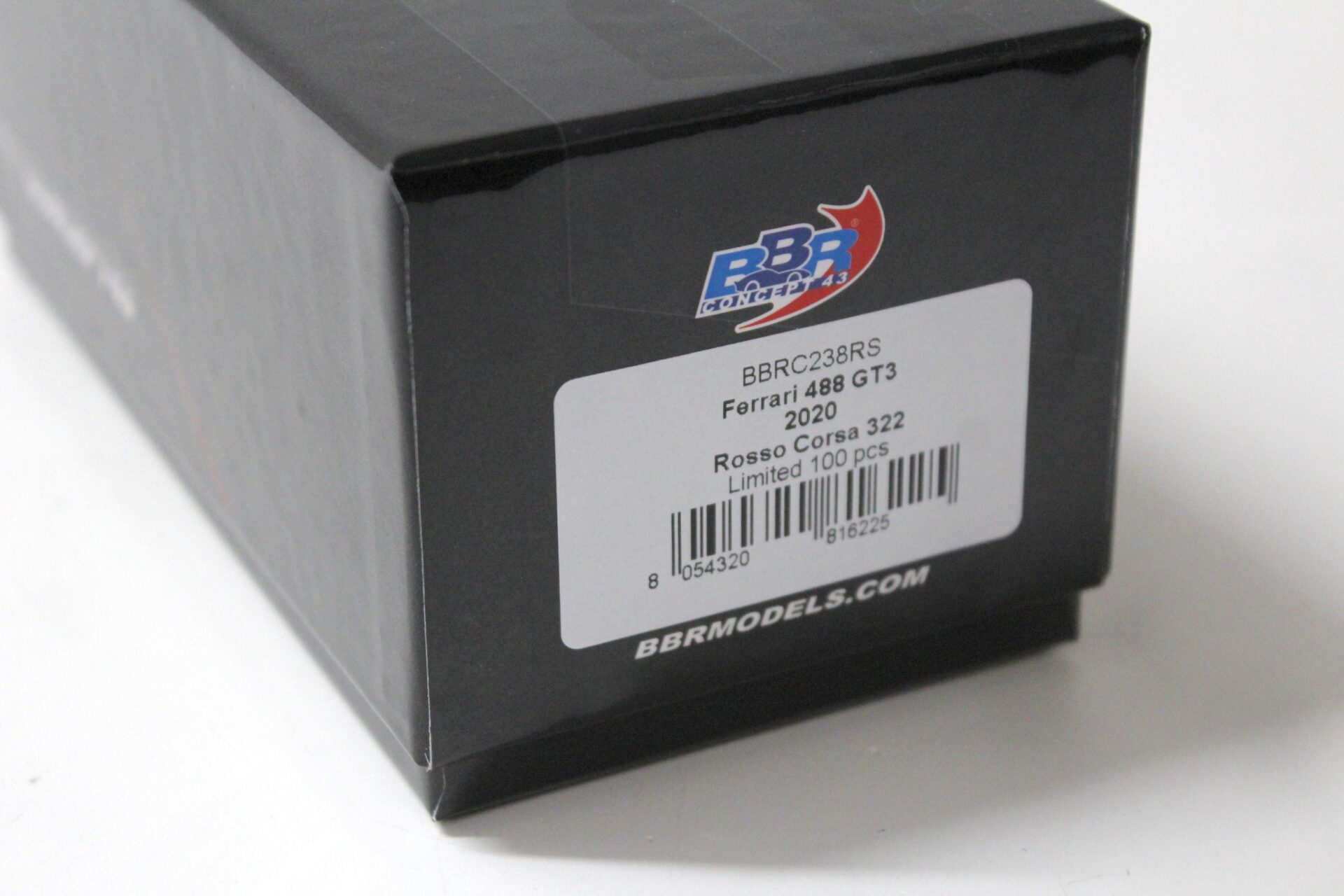 1:43 BBR Ferrari 488 GT3 EVO 2020 Rosso Corsa red 322 - Limited 100 pcs.