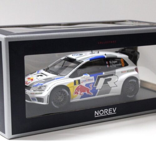 1:18 Norev VW Polo R WRC Winner Rallye France 2013 Ogier/ Ingrassia #8 Red Bull