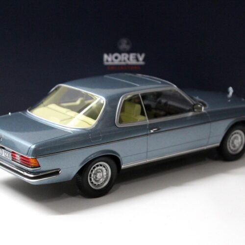 1:18 Norev mercedes 280 CE Coupe 1980 silver-blue metallic