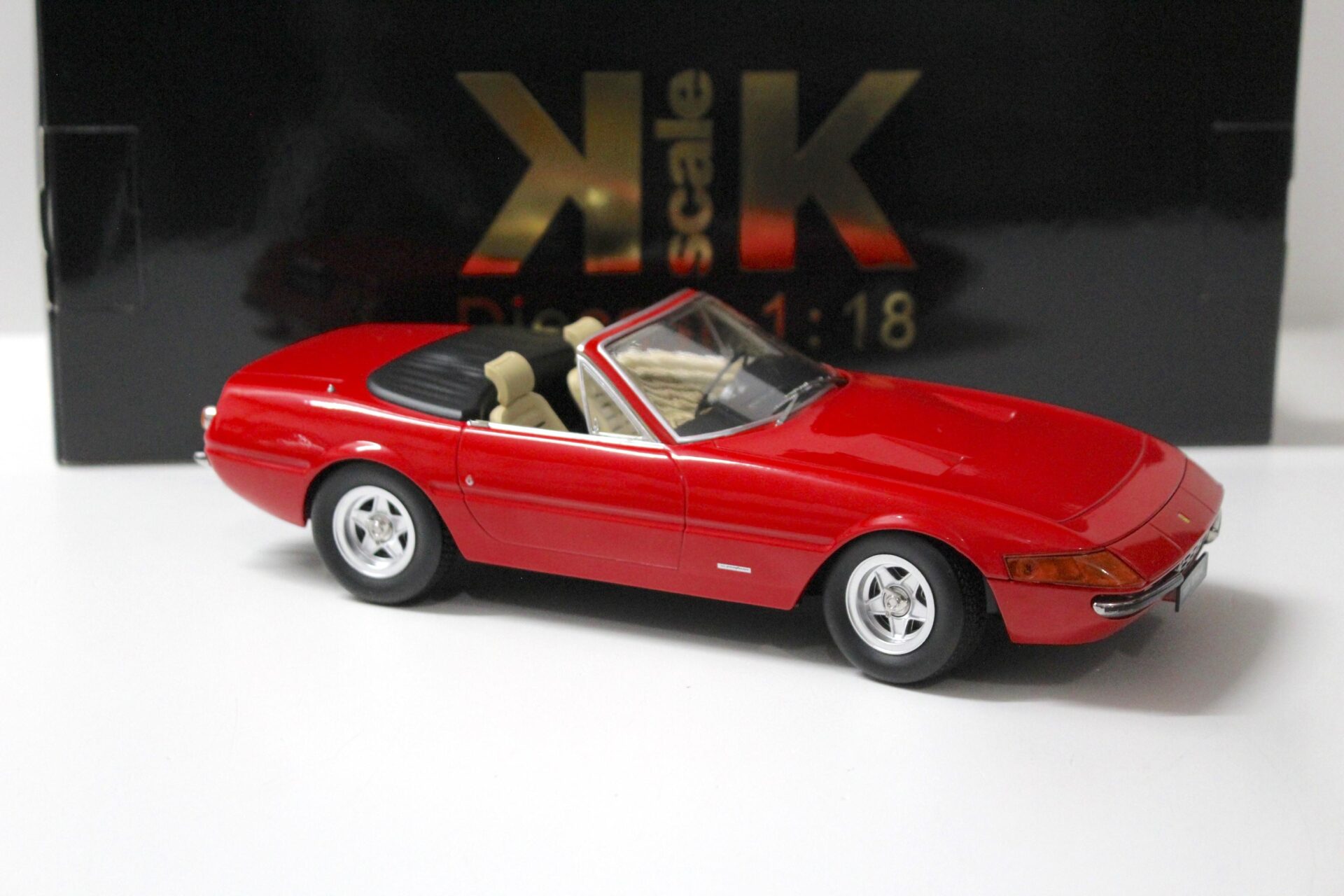 1:18 KK-Scale Ferrari 365 GTS/4 Daytona Cabriolet 2.Series 1971 red