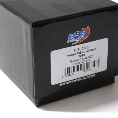 1:43 BBR Ferrari 488 Challenge EVO 2020 Rosso Corsa 322/ Carbon roof Limited 28 pcs.