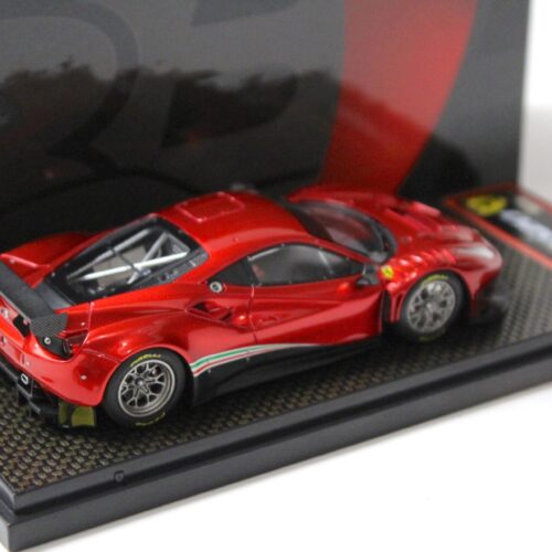 1:43 BBR Ferrari 488 GT3 - 2020 Rosso Fuoco red - Limited 49 pcs. - Image 2